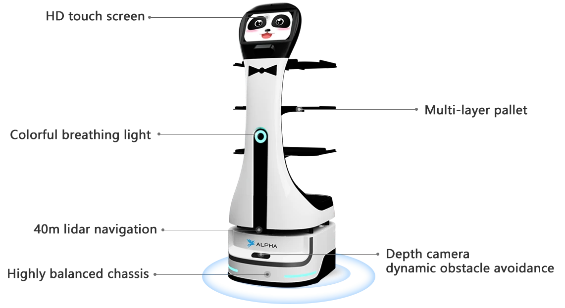 パンダ配達ロボット