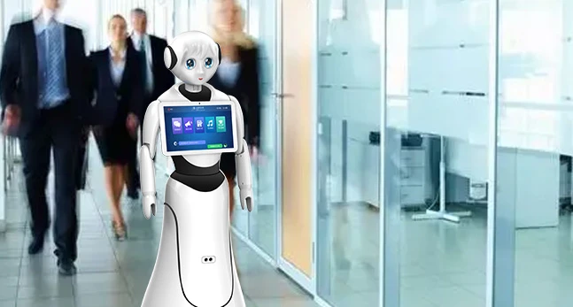 道を案内する